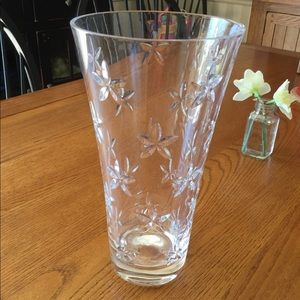 Tiffany “Star” Crystal Vase, New in Box
